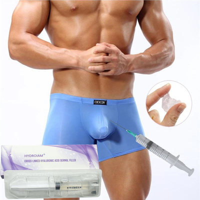 Enchimentos ácidos hialurónicos do sódio para a ampliação do pênis e a cirurgia genital cosmética