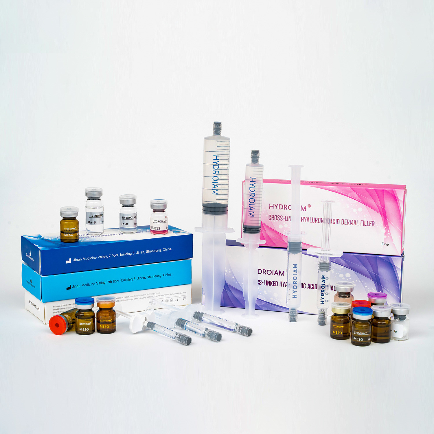 OEM personalização Cross Linked Ácido hialurônico Dermal Filler Skin Booster Plla PCL CaHA Filler