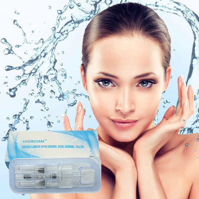 Enchimento cutâneo injetável ácido hialurónico ligado transversal 1ml 2ml do gel do colagênio