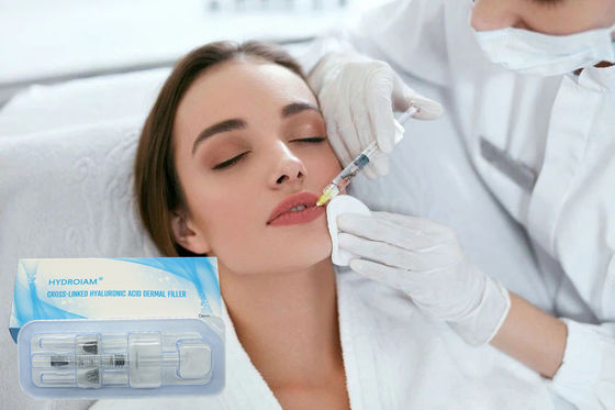 Enchimento cutâneo ácido hialurónico injetável 1ml 2ml do gel do aumento do bordo